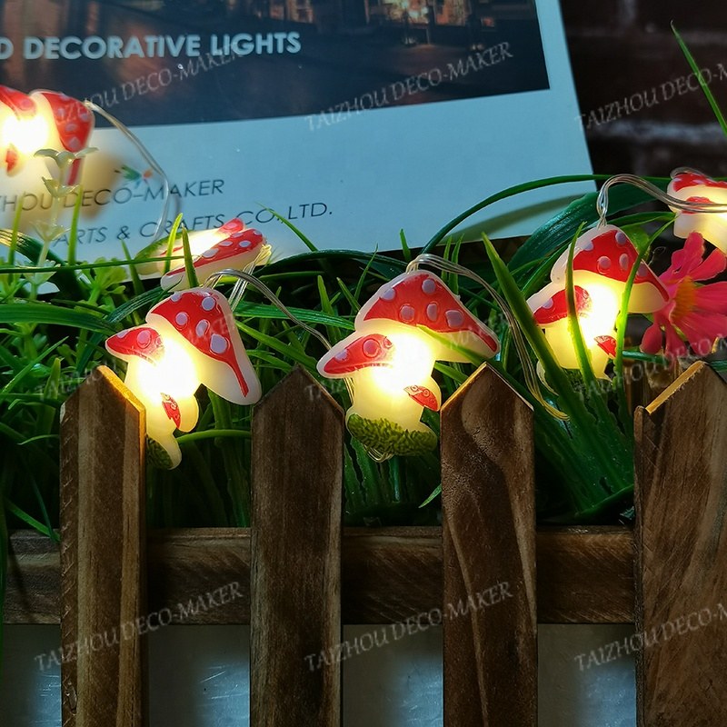 PVC coated wire light-mushroom