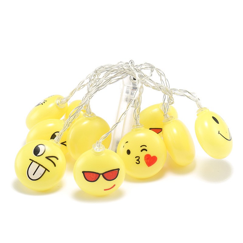 Facial expression ball shaped LED string light-2AA