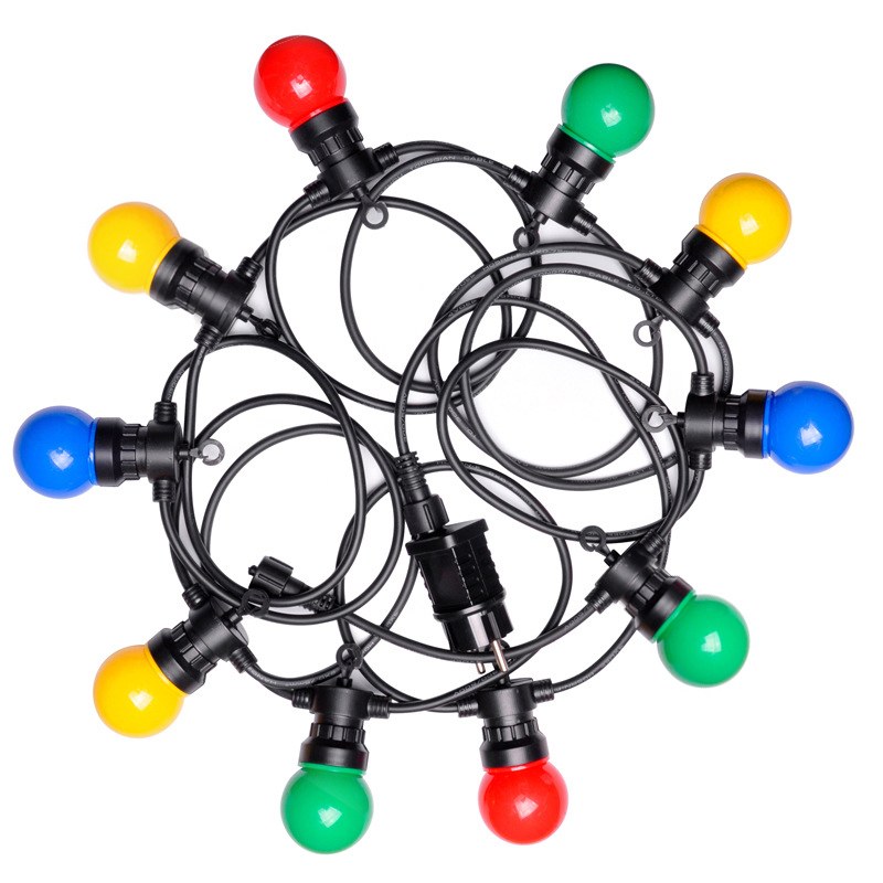Outdoor Patio String Lights-color bulb