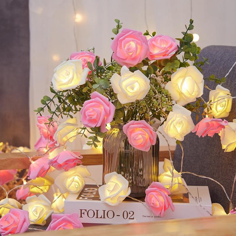 3AA Rose Flower LED string light