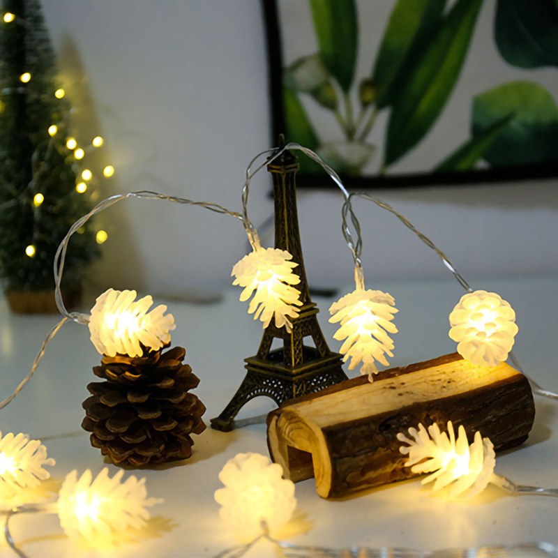 3AA pinecone LED string light