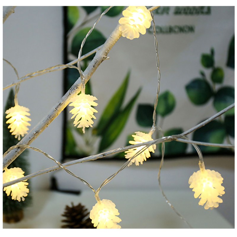 3AA pinecone LED string light