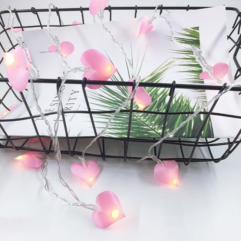 3AA Heart shaped LED string light