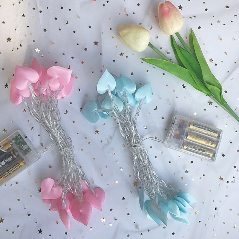 3AA Heart shaped LED string light
