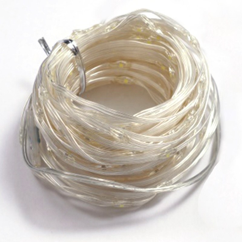 100L PVC coated wire light flowing effect -USB