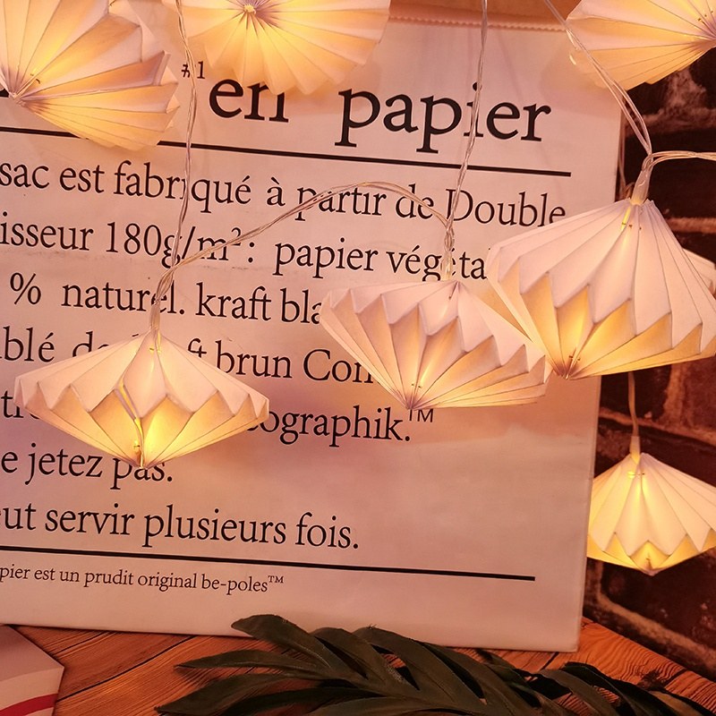 Paper lantern led string light