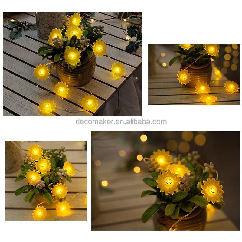 PVC coated wire light-Flower
