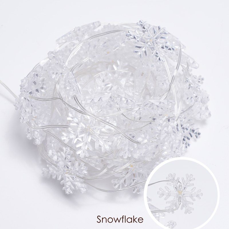 PVC coated wire light-Snowflake