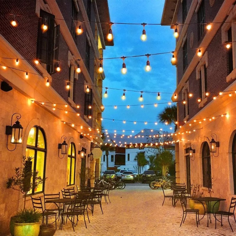 S14 Patio Led Outdoor String Lights