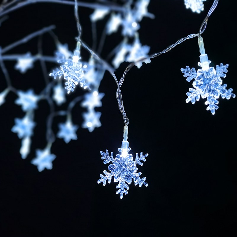 LED Fairy Lights Shining snowflake Decorative Lighting