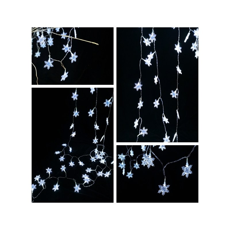 LED Fairy Lights Shining snowflake Decorative Lighting
