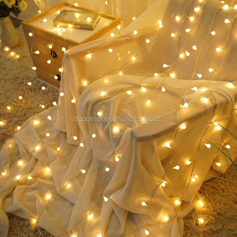 Battery box with four timers PP ball string lights