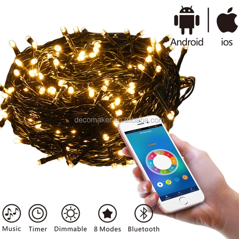 DSL-BT series 8 modes+dimmer+timer+music Bluetooth Control string light