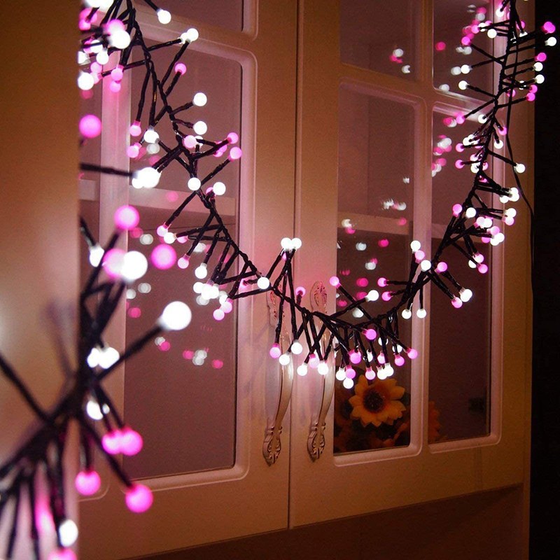 Firecracker Cluster String light-φ10 PP ball