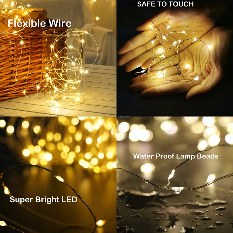 Copper wire light-sliver wire with transparent plaster roll