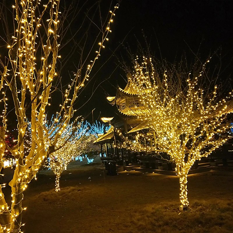 LED string light-transparent cable with Remote
