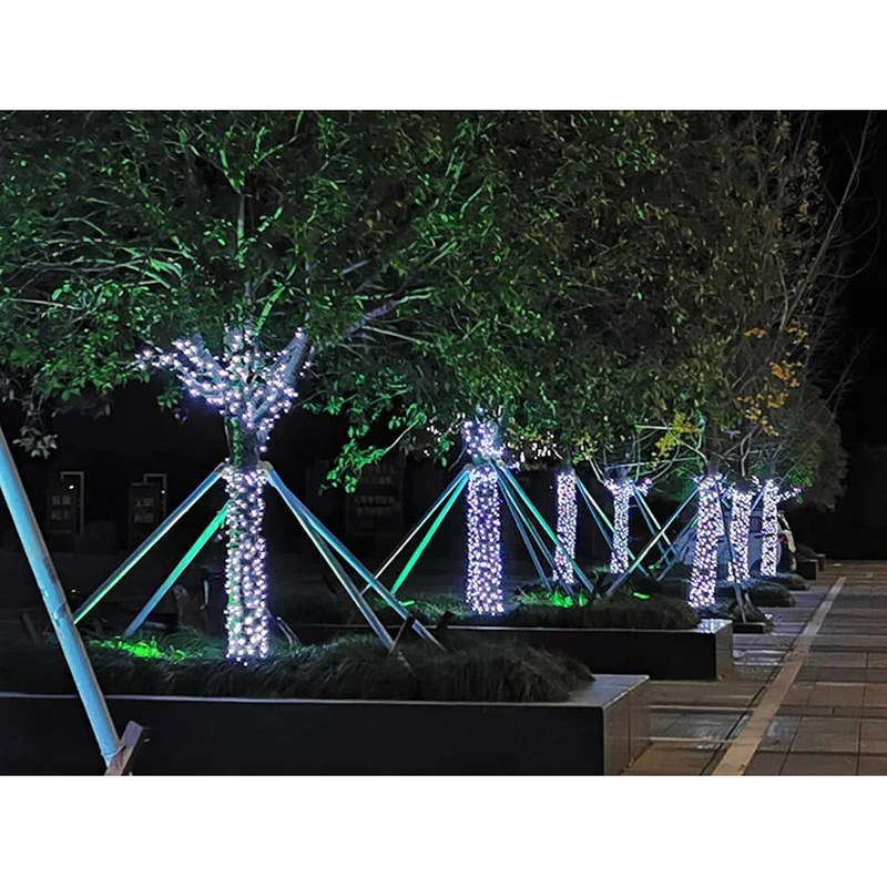 LED string light-transparent cable with Remote