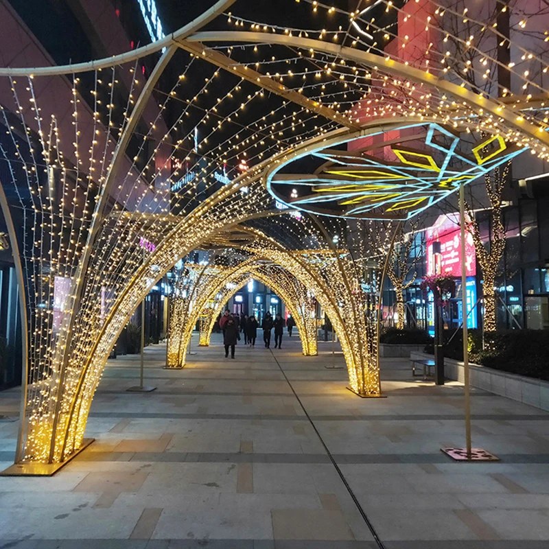LED string light-transparent cable