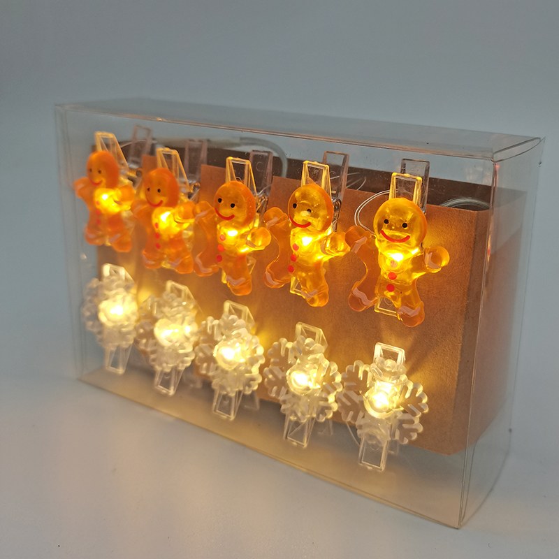 Copper wire light-with photo clips