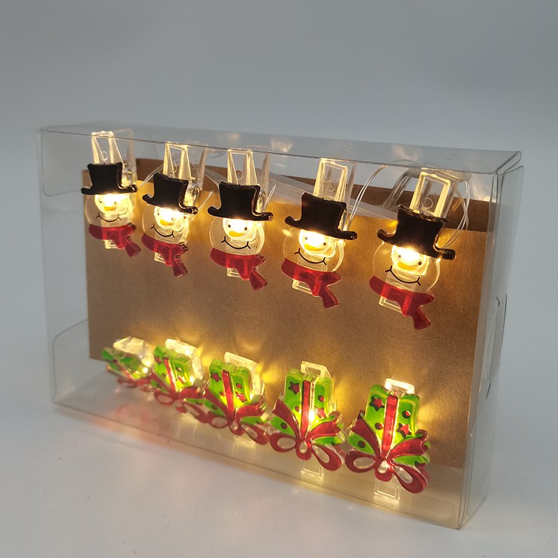 Copper wire light-with photo clips