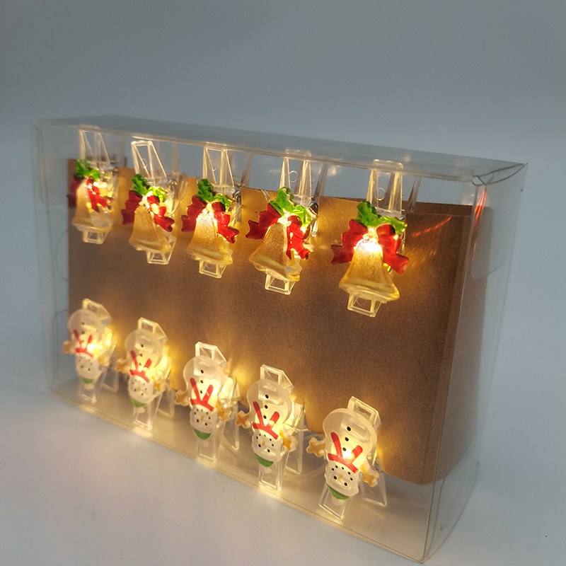 Copper wire light-with photo clips