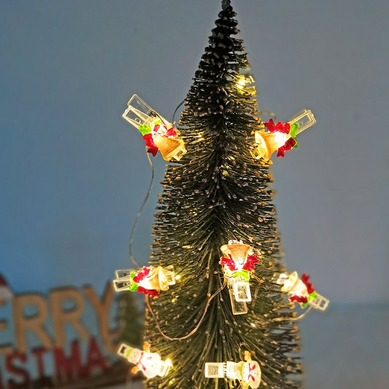 Copper wire light-with photo clips