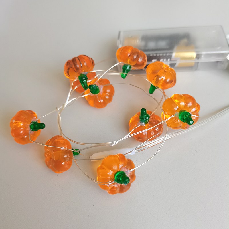 Copper wire light-pumpkin