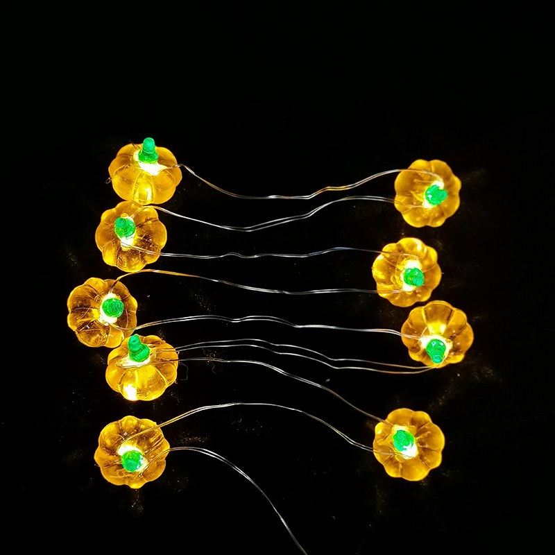 Copper wire light-pumpkin