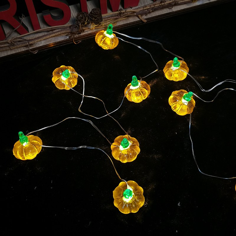 Copper wire light-pumpkin