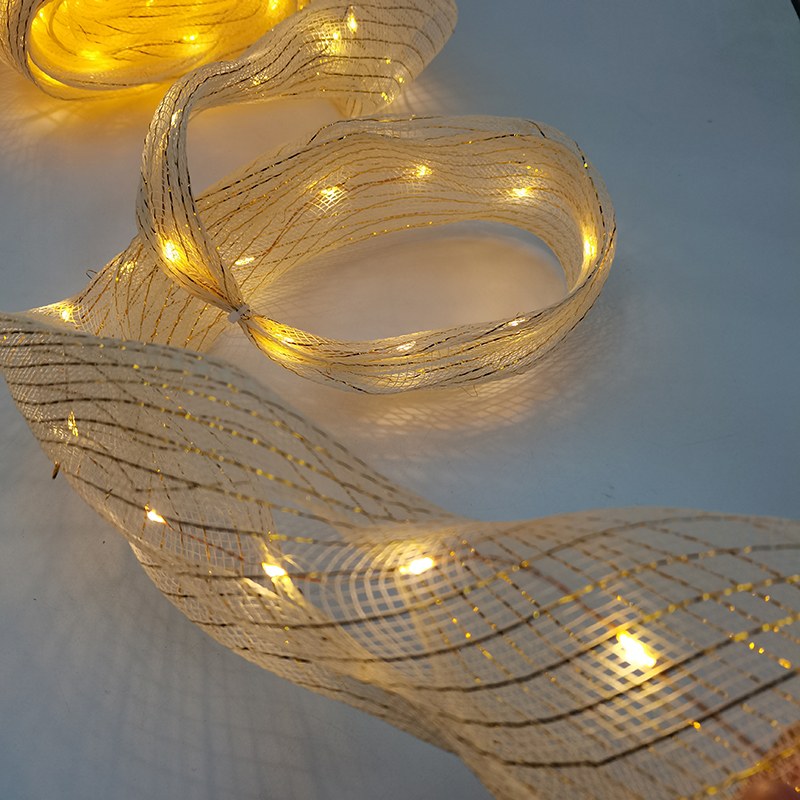 Decoration light-5M 10M silk ribbon light