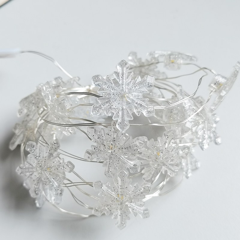 Copper wire light-snowflake