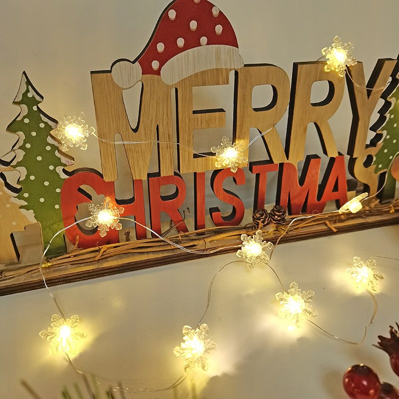 Copper wire light-snowflake
