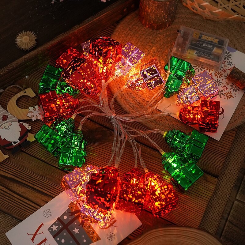 LED string light-gift box