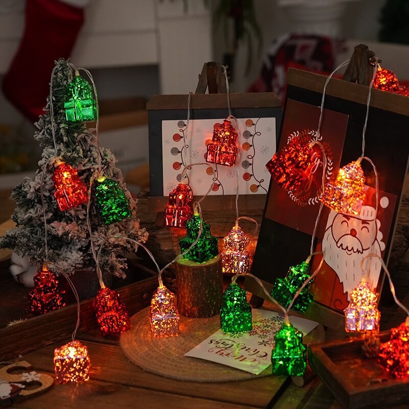 LED string light-gift box