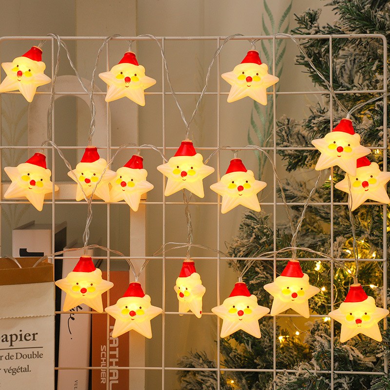 LED string light-Santa Claus star – YZ-20142