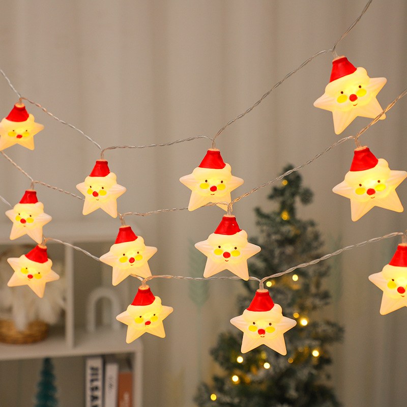 LED string light-Santa Claus star – YZ-20142