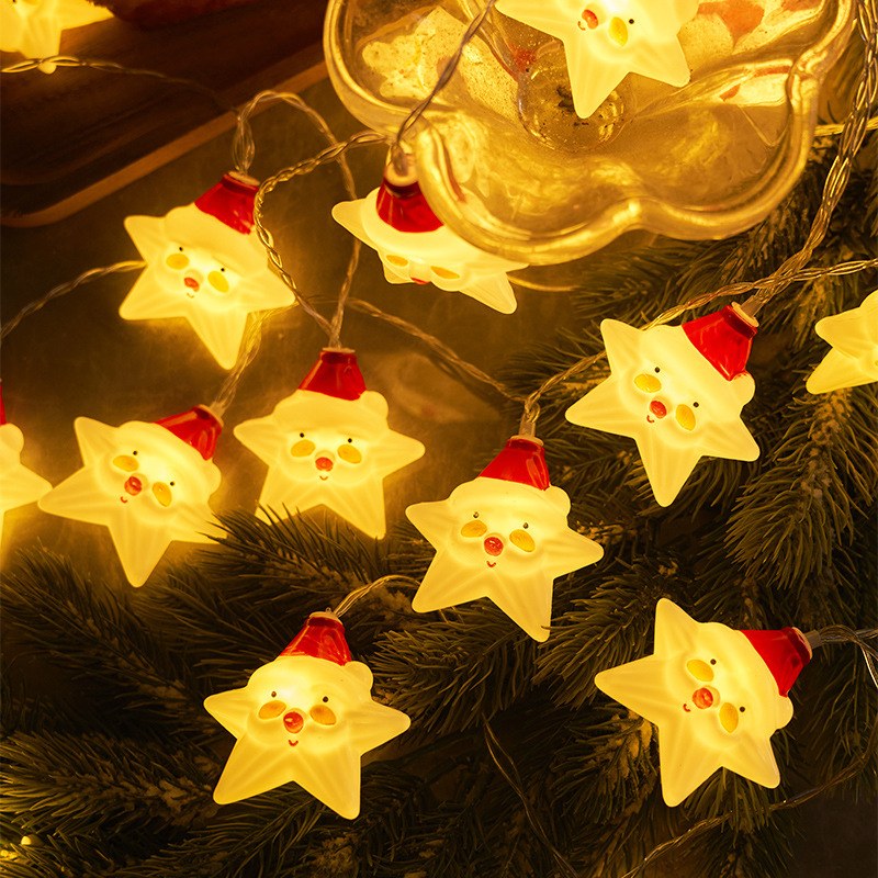 LED string light-Santa Claus star – YZ-20142