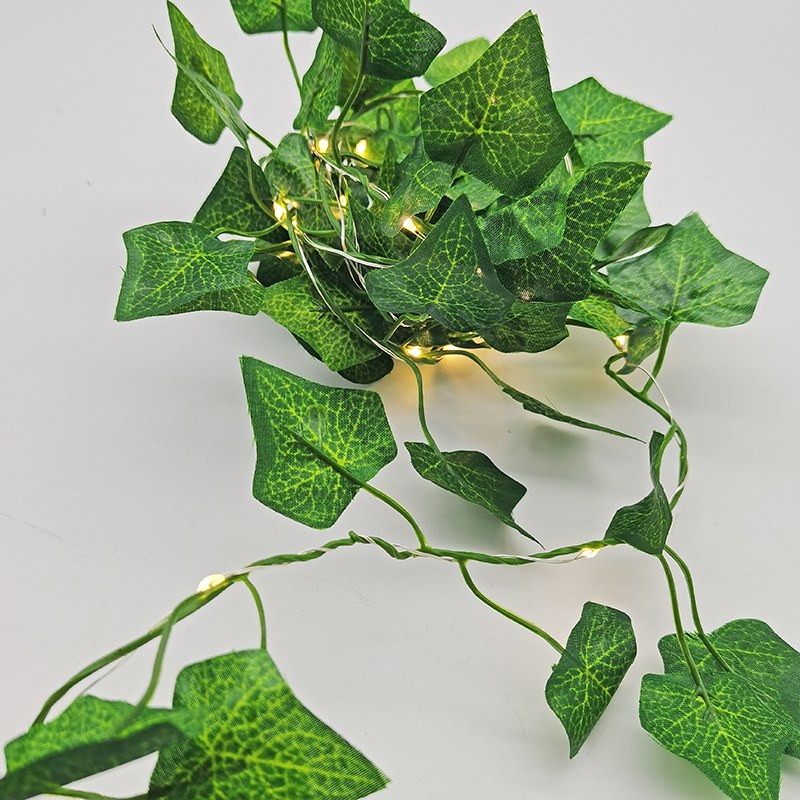 Copper wire light-plants vines