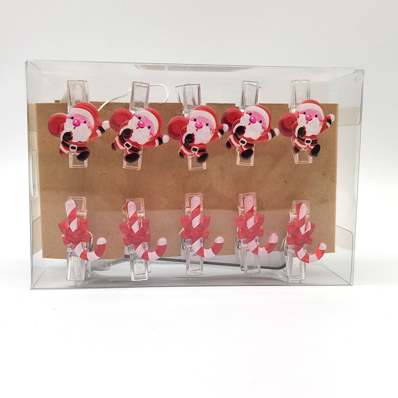 Copper wire light-photo clips