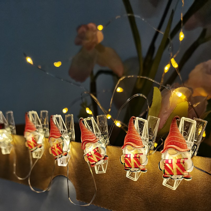 Copper wire light-photo clips
