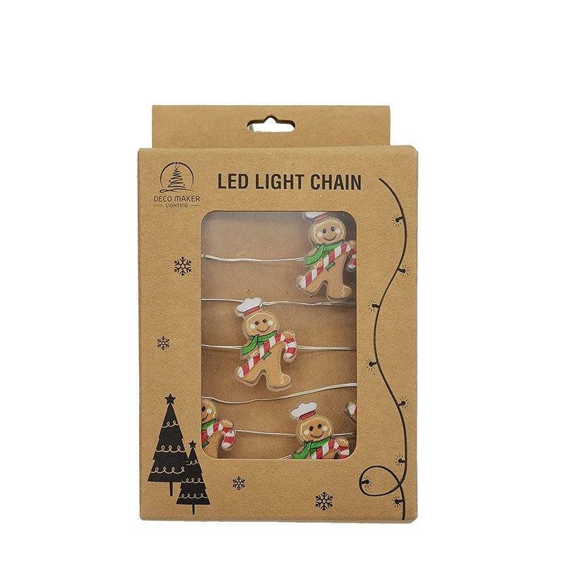 Copper wire light-Gingerbread Man