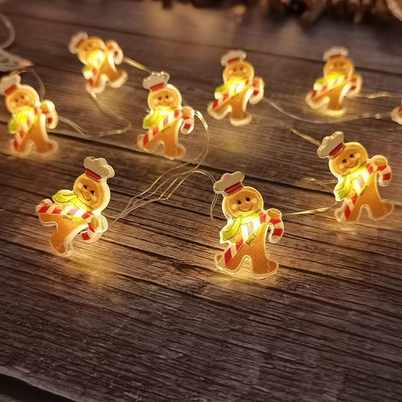 Copper wire light-Gingerbread Man