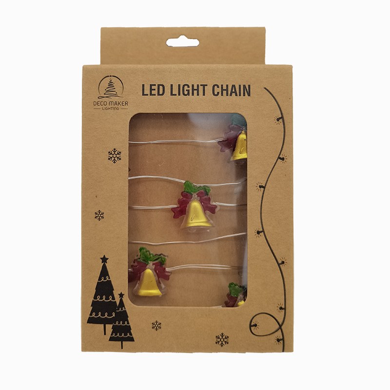 Copper wire light-golden bell