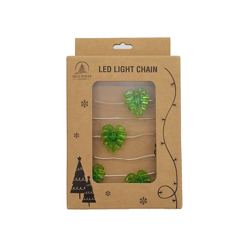 Copper wire light-tree leaf