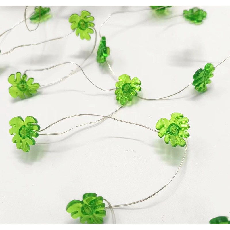 Copper wire light-tree leaf