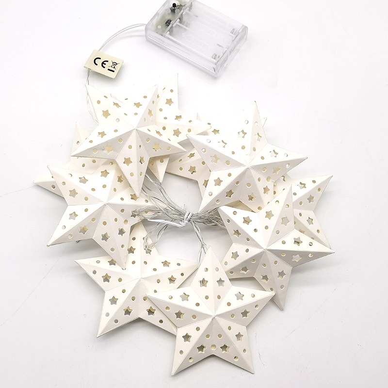 LED string light-paper star