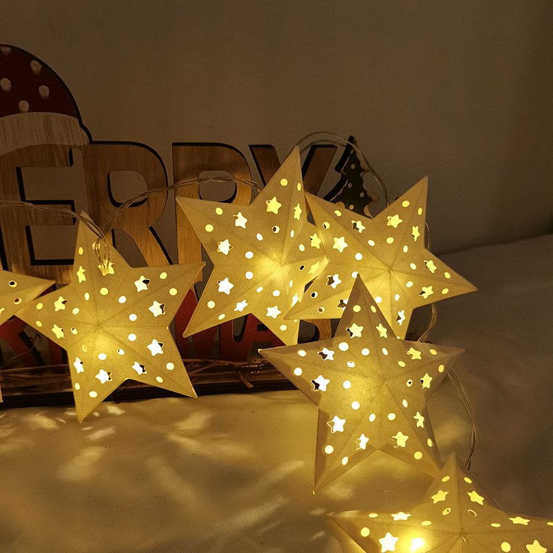 LED string light-paper star