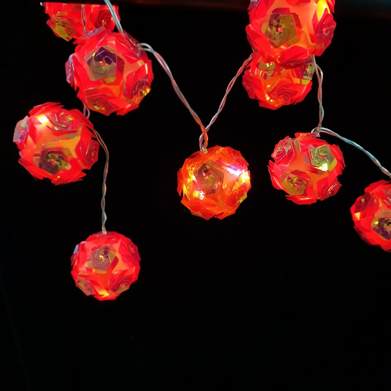 LED string light-rose
