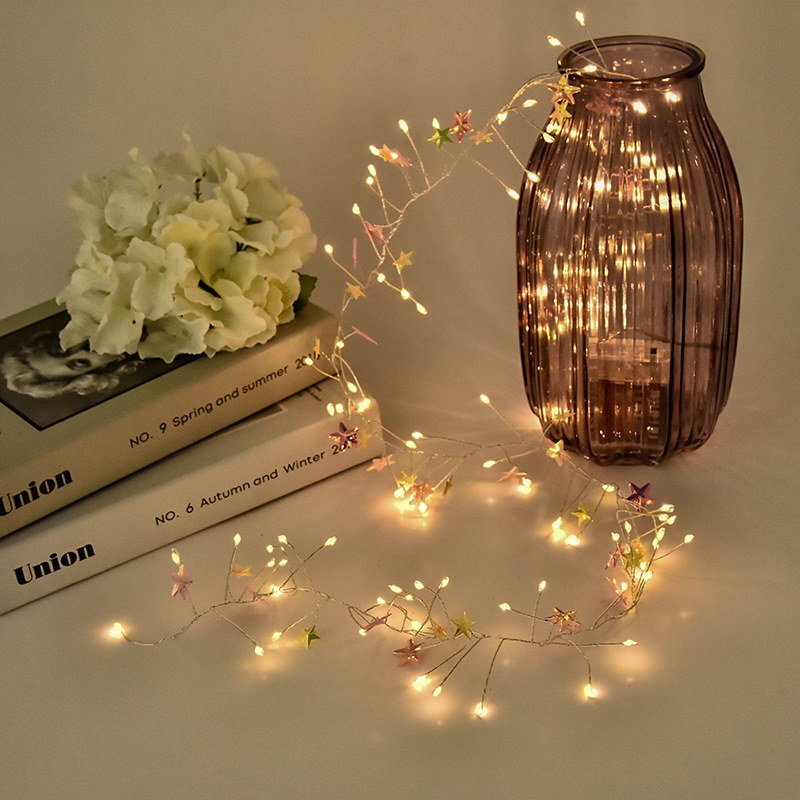 Copper wire string light