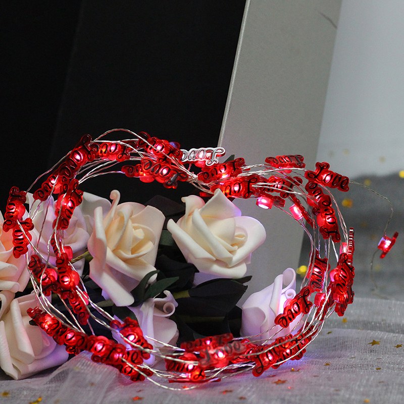 Copper wire string light-3AA/Remote